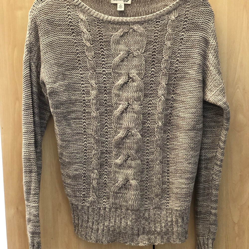 Gray sweater